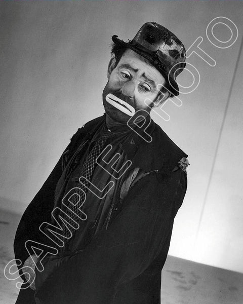 Emmett Kelly Sr. 8X10 Photo - 1960's Circus Clown Weary Willie - 2414