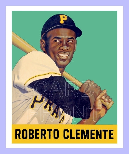 1948 Leaf Roberto Clemente Fantasy Card - Pittsburgh Pirates - 3366