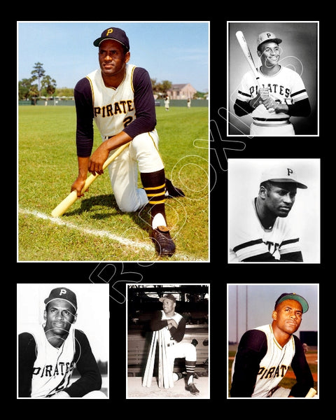 Roberto Clemente Collage 8X10 Photo - Pittsburgh Pirates - 161