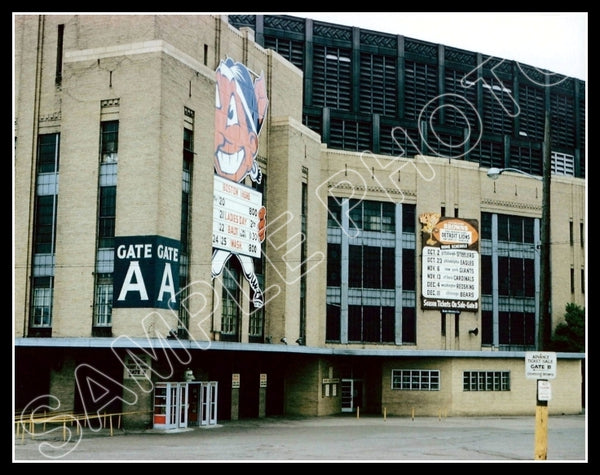 1960 Cleveland Municipal Stadium 11X14 Photo - Indians Browns - 1047