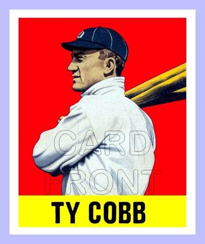 1948 Leaf Ty Cobb Fantasy Card - Detroit Tigers - 3368