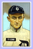 1951 Bowman Ty Cobb Fantasy Card - Detroit Tigers - 3408