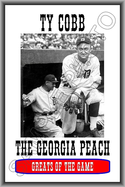 Ty Cobb Poster 11X17 - Detroit Tigers - 187