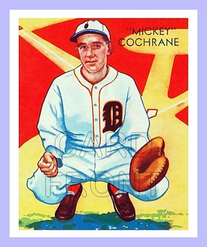 1934-1936 Diamond Stars Mickey Cochrane Reprint Card - Detroit Tigers - 3350
