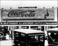 1922 Coca Cola Billboard 8X10 Photo - Asbury Park New Jersey Coke - 2596