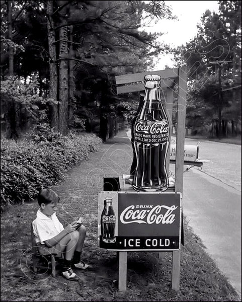 1936 Coca Cola Stand 8X10 Photo - Atlanta Georgia Coke - 2597