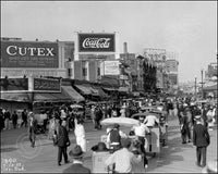 1922 Coca Cola Billboard 8X10 Photo - Atlantic City New Jersey Coke - 2598