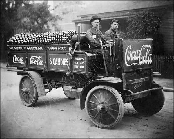 1909 Coca Cola Delivery Truck 8X10 Photo - Coke - 2587