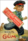 1915 Coca Cola Store Counter Standup Sign - Pepsin Gum Coke - 2592
