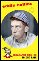 Eddie Collins Poster 11X17 - Philadelphia Athletics A's 1959 Topps Style - 219