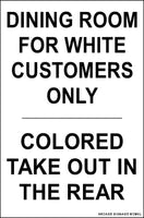 1940 Colored Take Out Restaurant Store Counter Standup Sign - 2400