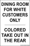 1940 Colored Take Out Restaurant Store Counter Standup Sign - 2400