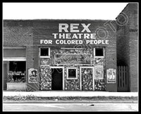 Rex Colored Theater 8X10 Photo - 1937 Leland Mississippi - 2471