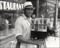 Black Street Photographer 8X10 Photo - 1938 Columbus Ohio - 2472