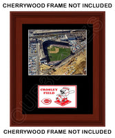 1953 All Star Game Crosley Field Matted Photo Display 11X14 - Cincinnati Reds - 2100