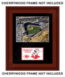 1953 All Star Game Crosley Field Matted Photo Display 11X14 - Cincinnati Reds - 2100
