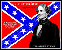 Jefferson Davis 8X10 Photo - Confederate President - 2707
