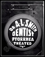 1935 Dentist Office Sign 11X14 Photo - 2329