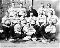 1886 Detroit Wolverines 8X10 Photo - Brouthers Hanlon - 1504