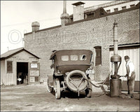 1920 Diamond Gas Station 8X10 Photo - Washington DC - 3023
