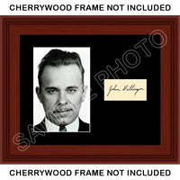 John Dillinger Matted Photo Display 8X10 - 2711