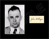 John Dillinger Matted Photo Display 8X10 - 2712