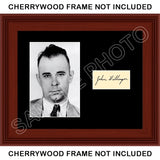 John Dillinger Matted Photo Display 8X10 - 2712