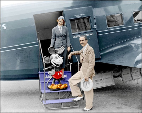 Walt Disney & Mickey Mouse Colorized 8X10 Photo - 36 – OUR3DOXIES