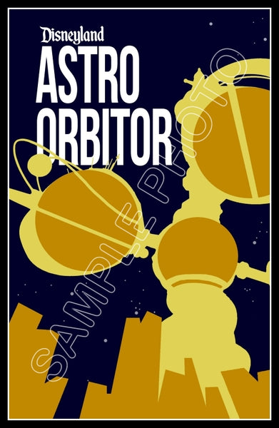 Disneyland Astro Orbitor Poster 11X17 - 1261