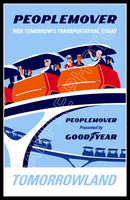 Disneyland Peoplemover Poster 11X17 - 1278