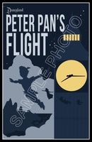 Disneyland Peter Pan's Flight Poster 11X17 - 1279