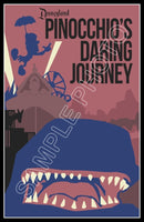 Disneyland Pinocchio's Daring Journey Poster 11X17 - 1281
