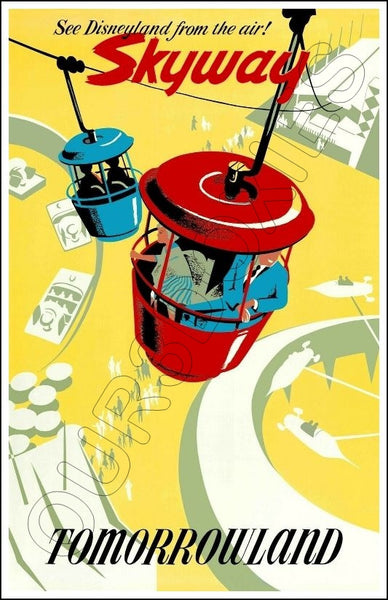 Disneyland Skyway Poster 11X17 - 1282