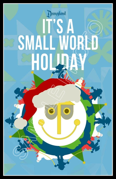 Disneyland It's A Small World Holiday #2 Poster 11X17 - 1284