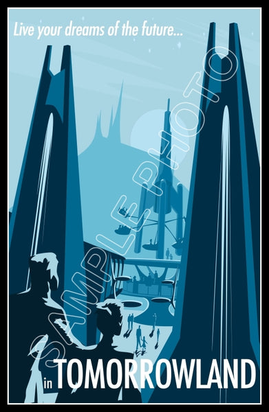 Disneyland Tomorrowland Poster Poster 11X17 - 2482