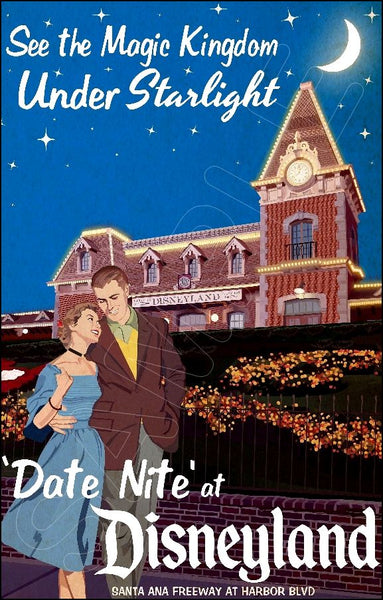 Disneyland Date Night #1 Poster 11X17 - 1242