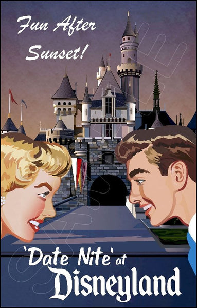 Disneyland Date Night #2 Poster 11X17 - 1243