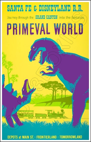 Disneyland Primeval World Poster 11X17 - 1249