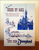 1955 Disneyland Mail Order Store Counter Advertising Standup Sign - 5