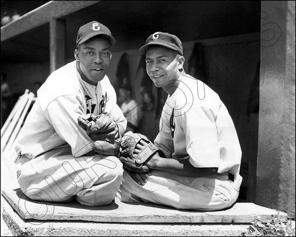 Larry Doby Monte Irvin 8X10 Photo - 1947 Newark Eagles Negro Leagues - 1727