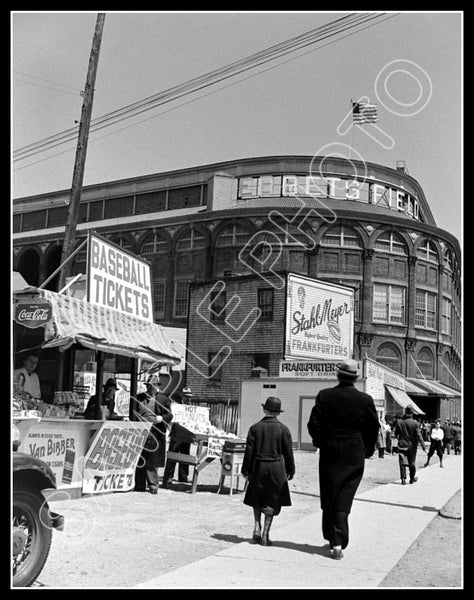 1940's Ebbets Field 11X14 Photo - Brooklyn Dodgers - 1069