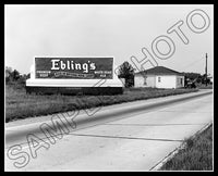 Ebling's Beer Billboard 8X10 Photo - 1944 New York - 2229