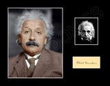 Albert Einstein Photo Matted Photo Display 11X14 - 2765