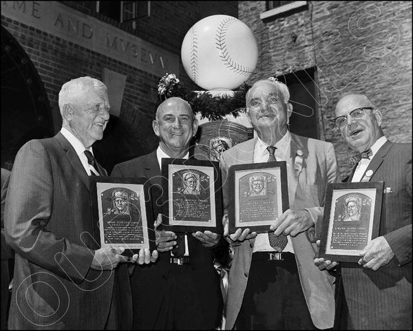 1964 Hall Of Fame Induction 8X10 Photo - Faber Appling Manush Grimes - 2407