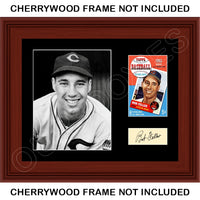 Bob Feller 1953 Topps Matted Photo Display 11X14 - Cleveland Indians - 1532