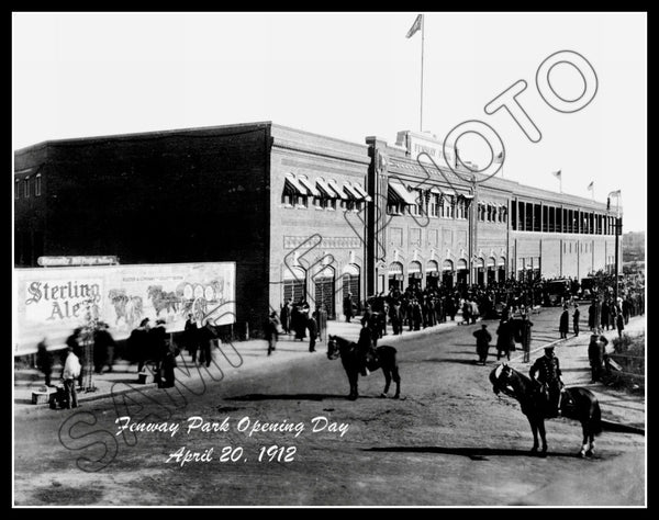 1912 Fenway Park 11X14 Photo - First Game New Stadium Boston Red Sox - 1083