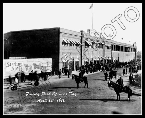 1912 Fenway Park 8X10 Photo - First Game New Stadium Boston Red Sox - 1082