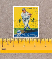 1934 Goudey Jimmie Foxx Reprint Card - Philadelphia Athletics - 3345