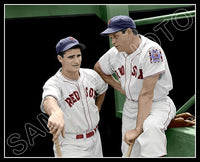 Jimmie Foxx Bobby Doerr Colorized 8X10 Photo - 1939 Boston Red Sox - 1746