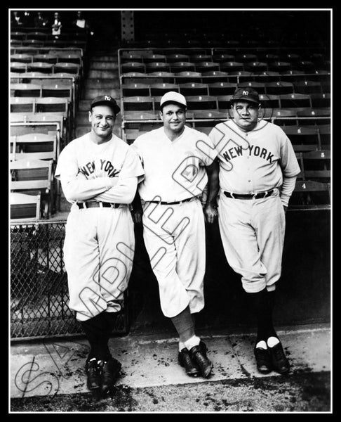 Babe Ruth Lou Gehrig 8X10 Photo - Jimmie Foxx Yankees Athletics A's - 1770